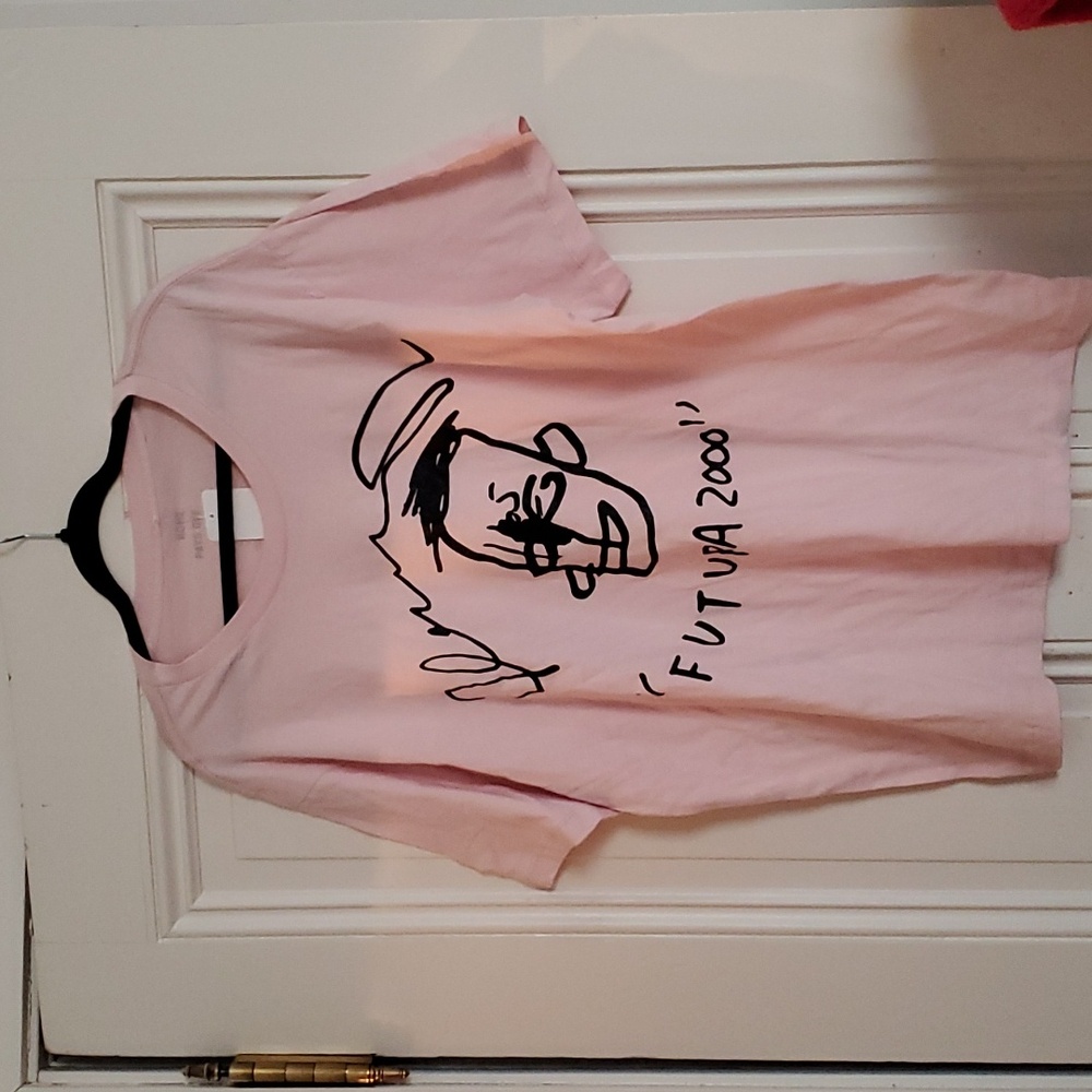 Sz S and XXL NWT Rome Pays Off Basquiat drawings tee